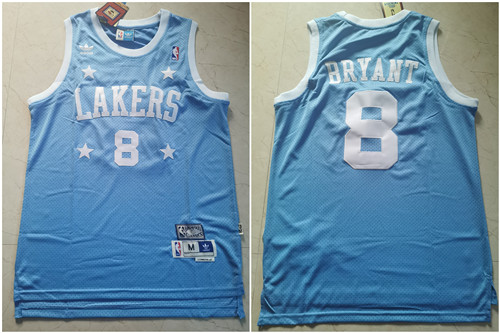 Lakers 8 Kobe Bryant Light Blue Hardwood Classics Jersey Lakers 8 Kobe Bryant Light Blue Hardwood Classics Jersey