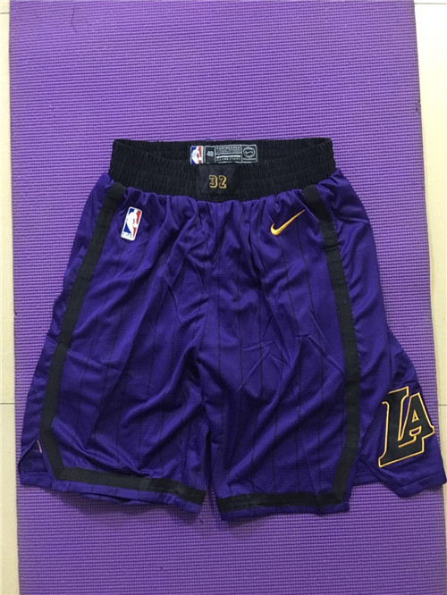 Lakers Purple City Edition Nike Swingman Shorts Lakers Purple City Edition Nike Swingman Shorts