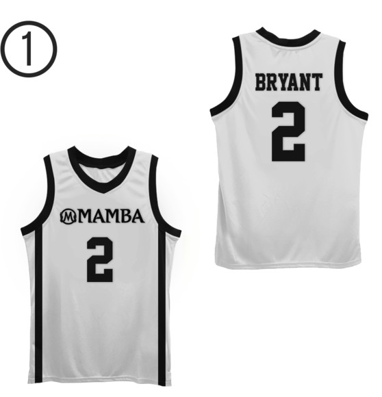 Mamba #2 Gigi White Kobe Bryant Daughter Jersey Mamba #2 Gigi White Kobe Bryant Daughter Jersey
