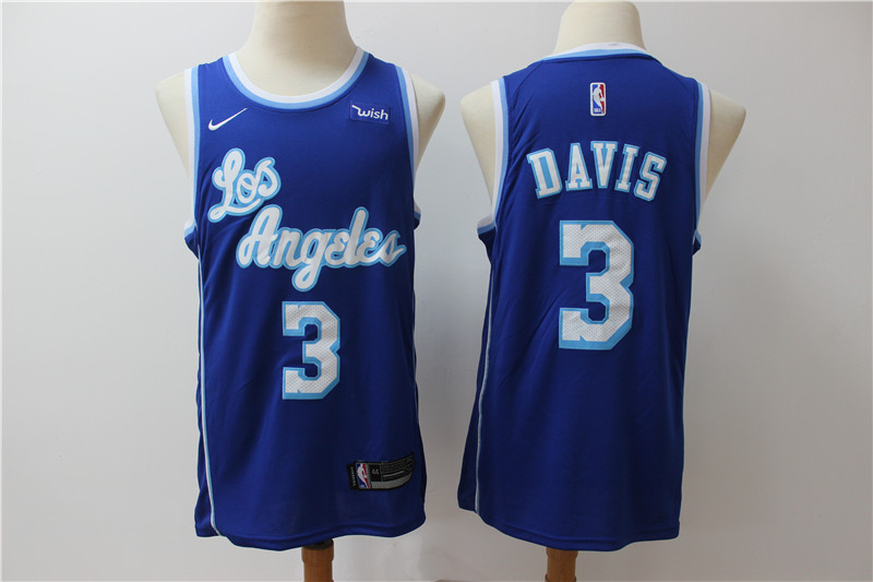 Lakers 3 Anthony Davis Blue Nike Swingman Jersey Lakers 3 Anthony Davis Blue Nike Swingman Jersey