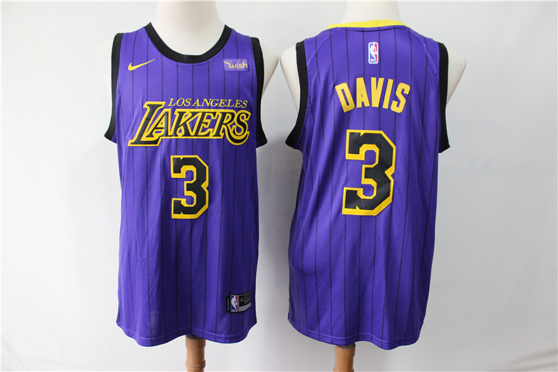 Lakers 3 Anthony Davis Purple City Edition Nike Swingman Jersey Lakers 3 Anthony Davis Purple City Edition Nike Swingman Jersey