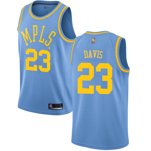 Lakers #23 Anthony Davis Royal Blue Basketball Swingman Hardwood Classics Jersey Lakers #23 Anthony Davis Royal Blue Basketball Swingman Hardwood Classics Jersey