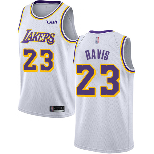 Lakers #23 Anthony Davis White Basketball Swingman Association Edition Jersey Lakers #23 Anthony Davis White Basketball Swingman Association Edition Jersey
