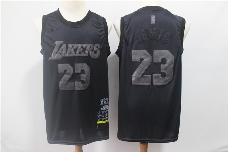 Lakers 23 Lebron James Black Nike Swingman MVP Jersey Lakers 23 Lebron James Black Nike Swingman MVP Jersey