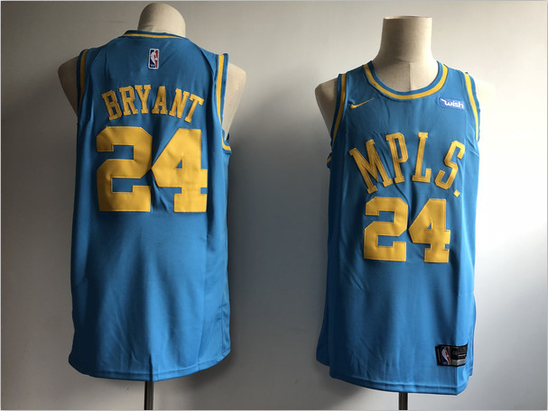 Lakers 24 Kobe Bryant Light Blue Throwback Nike Swingman Jersey Lakers 24 Kobe Bryant Light Blue Throwback Nike Swingman Jersey