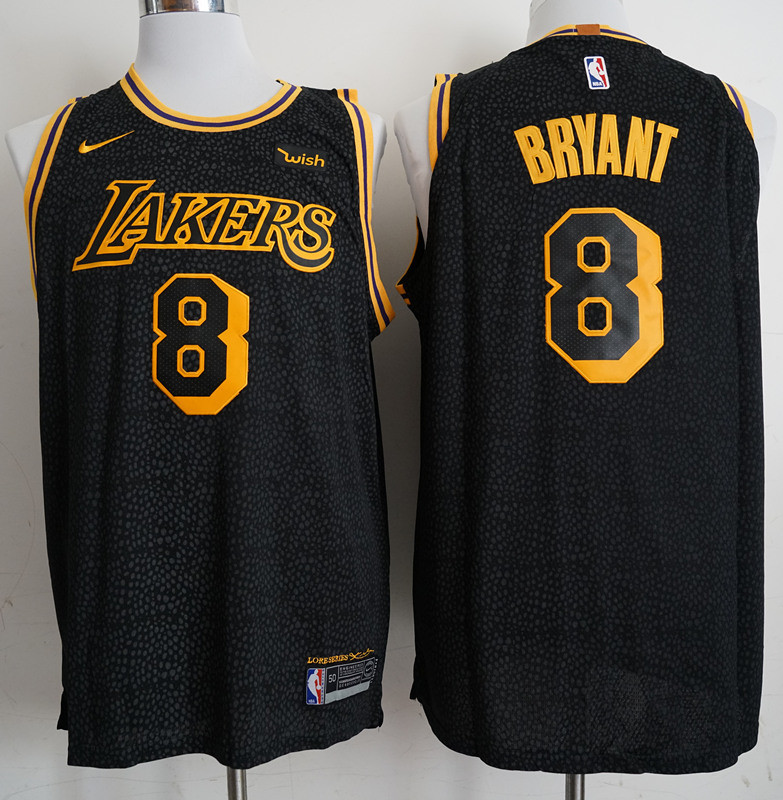 Nike Lakers #8 Kobe Bryant Black NBA Swingman City Edition Jersey Nike Lakers #8 Kobe Bryant Black NBA Swingman City Edition Jersey