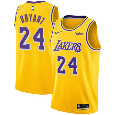 Nike Lakers #24 Kobe Bryant Gold NBA Swingman Icon Edition Jersey Nike Lakers #24 Kobe Bryant Gold NBA Swingman Icon Edition Jersey