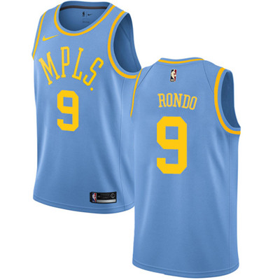 Nike Lakers #9 Rajon Rondo Royal Blue NBA Swingman Hardwood Classics Jersey Nike Lakers #9 Rajon Rondo Royal Blue NBA Swingman Hardwood Classics Jersey