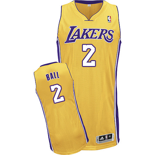 Lakers #2 Lonzo Ball Yellow Stitched NBA Jersey Lakers #2 Lonzo Ball Yellow Stitched NBA Jersey