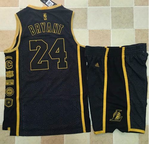Lakers #24 Kobe Bryant Black Serpentine Retirement Memorial A Set Stitched NBA Jersey Lakers #24 Kobe Bryant Black Serpentine Retirement Memorial A Set Stitched NBA Jersey