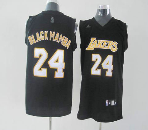 Los Angeles Lakers 24 Kobe Bryant Black Mamba black Fashion Jersey Los Angeles Lakers 24 Kobe Bryant Black Mamba black Fashion Jersey
