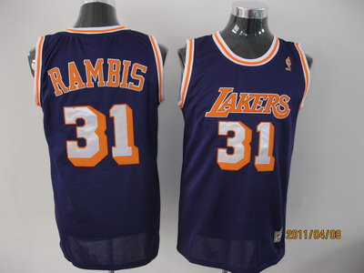 Los Angeles Lakers 31 Kurt Rambis purple Soul Swingman Jersey Los Angeles Lakers 31 Kurt Rambis purple Soul Swingman Jersey