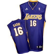 Los Angeles Lakers #16 Pau Gasol Swingman Home yellow Los Angeles Lakers #16 Pau Gasol Swingman Home yellow