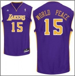 Los Angeles Lakers 15 World peace purple JERSEYS Los Angeles Lakers 15 World peace purple JERSEYS