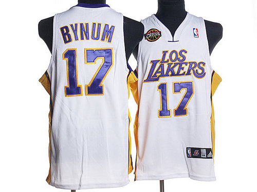 LOS LAKERS 17# BYNUM WHITE LOS LAKERS 17# BYNUM WHITE