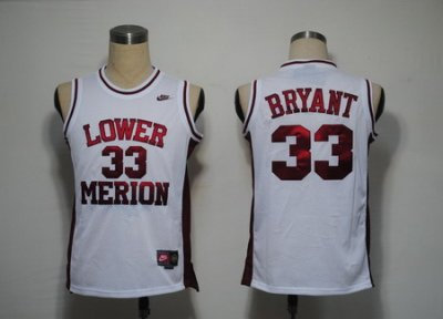 NBA Jerseys Lower Merion 33 Bryant White NBA Jerseys Lower Merion 33 Bryant White