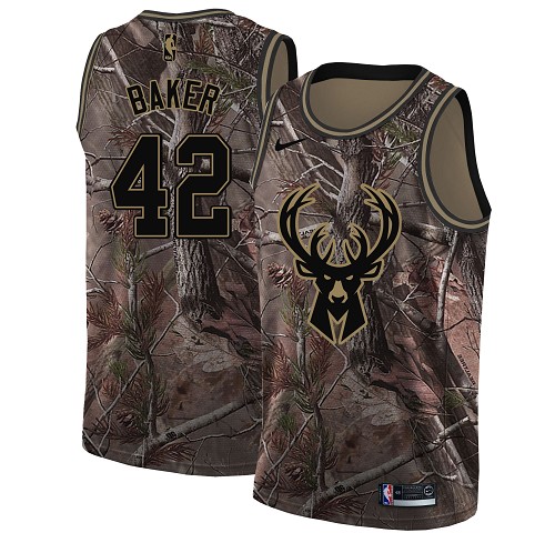 Nike Bucks #42 Vin Baker Camo NBA Swingman Realtree Collection Jersey Nike Bucks #42 Vin Baker Camo NBA Swingman Realtree Collection Jersey