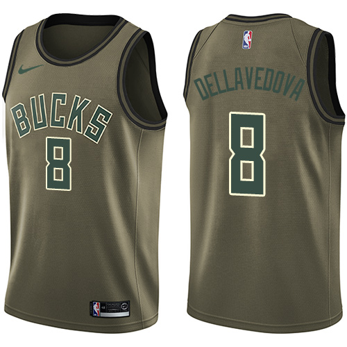 Nike Bucks #8 Matthew Dellavedova Green Salute to Service NBA Swingman Jersey Nike Bucks #8 Matthew Dellavedova Green Salute to Service NBA Swingman Jersey