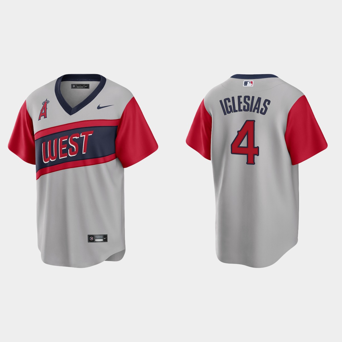 Los Angeles Angels #4 Jose Iglesias Men's Nike Gray 2021 Little League Classic Game MLB Jersey Los Angeles Angels #4 Jose Iglesias Men's Nike Gray 2021 Little League Classic Game MLB Jersey