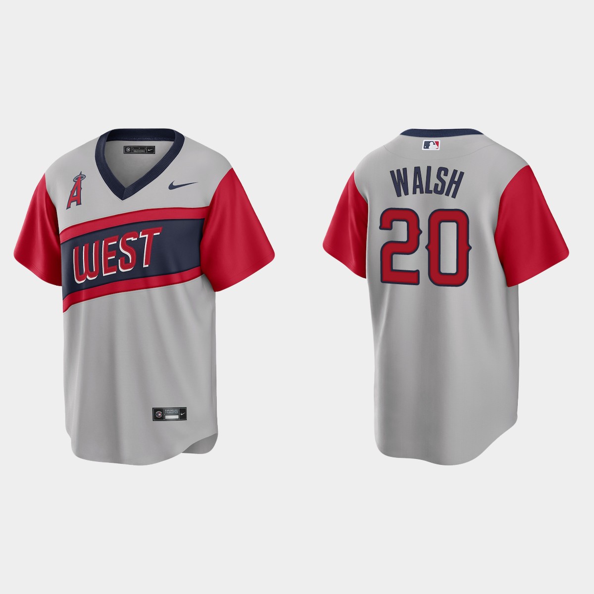 Los Angeles Angels #20 Jared Walsh Men's Nike Gray 2021 Little League Classic Game MLB Jersey Los Angeles Angels #20 Jared Walsh Men's Nike Gray 2021 Little League Classic Game MLB Jersey