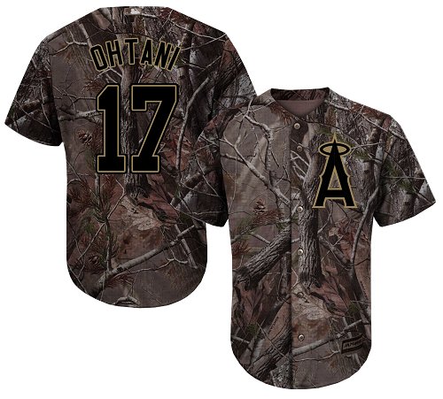 Angels of Anaheim #17 Shohei Ohtani Camo Realtree Collection Cool Base Stitched Baseball Jersey Angels of Anaheim #17 Shohei Ohtani Camo Realtree Collection Cool Base Stitched Baseball Jersey