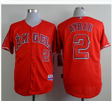 Angels of Anaheim #2 Erick Aybar Red Cool Base Stitched Baseball Jersey Angels of Anaheim #2 Erick Aybar Red Cool Base Stitched Baseball Jersey