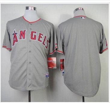 Los Angeles Angels Blank Grey Cool Base Stitched Baseball Jersey Los Angeles Angels Blank Grey Cool Base Stitched Baseball Jersey
