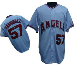 Anaheim Angels RODRIGUEZ 57 White Anaheim Angels RODRIGUEZ 57 White