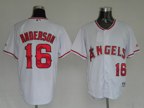 jerseys Los Angeles Angels 16 Anderson Home jerseys Los Angeles Angels 16 Anderson Home