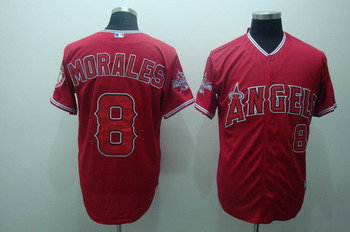 Los Angeles Angels 8 morales red jerseys all star Patch Los Angeles Angels 8 morales red jerseys all star Patch