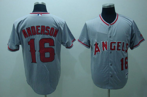 MLB jerseys Los Angeles Angels 16 Anderson Grey MLB jerseys Los Angeles Angels 16 Anderson Grey