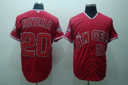 MLB Los Angeles Angels #20 Rivera red (cool base) MLB Los Angeles Angels #20 Rivera red (cool base)