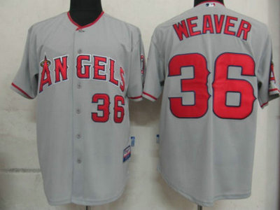 MLB jerseys Los Angeles Angels 36 Weaver Grey MLB jerseys Los Angeles Angels 36 Weaver Grey
