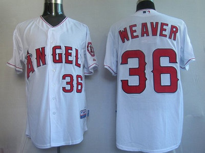 MLB jerseys Los Angeles Angels 36# Weaver White MLB jerseys Los Angeles Angels 36# Weaver White