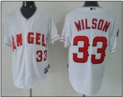 Los Angeles Angels #33 C.J wilson white Jerseys Los Angeles Angels #33 C.J wilson white Jerseys