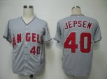 Los Angeles Angels 40 Jepsen Grey Cool Base Jersey Los Angeles Angels 40 Jepsen Grey Cool Base Jersey