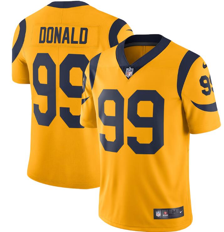 Men's Los Angeles Rams Active Player Custom Gold 2025 Color Rush Limited Stitched Football Jersey Men's Los Angeles Rams Active Player Custom Gold 2025 Color Rush Limited Stitched Football Jersey