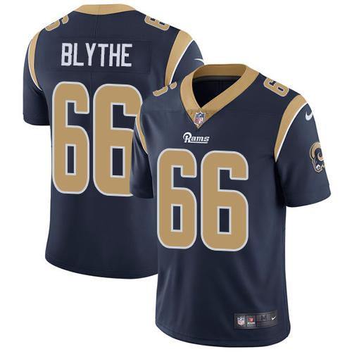 Nike Rams #66 Austin Blythe Navy Blue Team Color Men's Stitched NFL Vapor Untouchable Limited Jersey Nike Rams #66 Austin Blythe Navy Blue Team Color Men's Stitched NFL Vapor Untouchable Limited Jersey