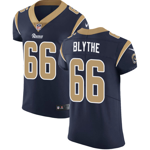 Nike Rams #66 Austin Blythe Navy Blue Team Color Men's Stitched NFL Vapor Untouchable Elite Jersey Nike Rams #66 Austin Blythe Navy Blue Team Color Men's Stitched NFL Vapor Untouchable Elite Jersey
