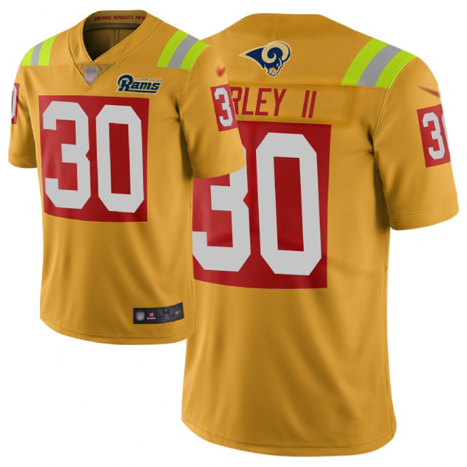 Rams #30 Todd Gurley II Gold Men's Stitched Football Limited City Edition Jersey Rams #30 Todd Gurley II Gold Men's Stitched Football Limited City Edition Jersey