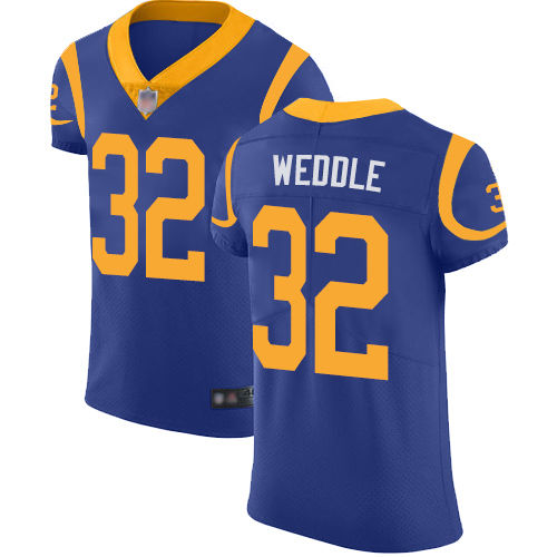 Rams #32 Eric Weddle Royal Blue Alternate Men's Stitched Football Vapor Untouchable Elite Jersey Rams #32 Eric Weddle Royal Blue Alternate Men's Stitched Football Vapor Untouchable Elite Jersey