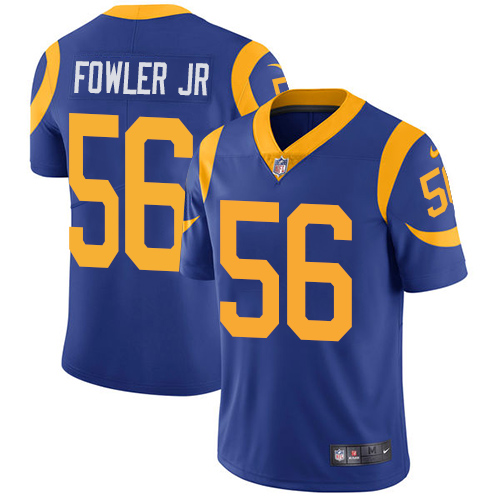 Nike Rams #56 Dante Fowler Jr Royal Blue Alternate Men's Stitched NFL Vapor Untouchable Limited Jersey Nike Rams #56 Dante Fowler Jr Royal Blue Alternate Men's Stitched NFL Vapor Untouchable Limited Jersey