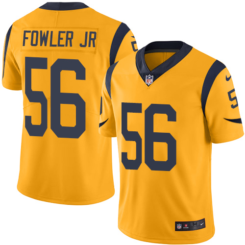 Nike Rams #56 Dante Fowler Jr Gold Men's Stitched NFL Limited Rush Jersey Nike Rams #56 Dante Fowler Jr Gold Men's Stitched NFL Limited Rush Jersey