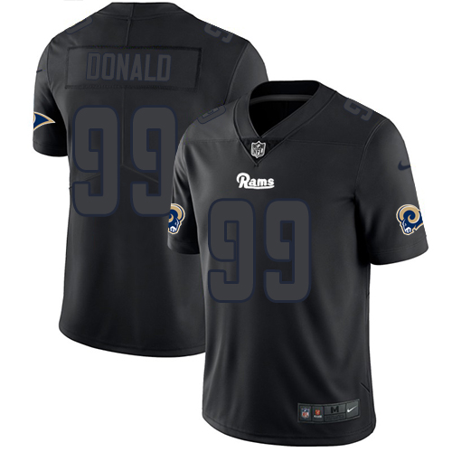Nike Rams #99 Aaron Donald Black Men's Stitched NFL Limited Rush Impact Jersey Nike Rams #99 Aaron Donald Black Men's Stitched NFL Limited Rush Impact Jersey
