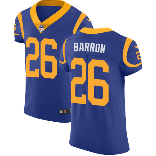 Nike Rams #26 Mark Barron Royal Blue Alternate Men's Stitched NFL Vapor Untouchable Elite Jersey Nike Rams #26 Mark Barron Royal Blue Alternate Men's Stitched NFL Vapor Untouchable Elite Jersey
