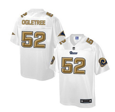 Nike Rams #52 Alec Ogletree White Men's NFL Pro Line Fashion Game Jersey Nike Rams #52 Alec Ogletree White Men's NFL Pro Line Fashion Game Jersey