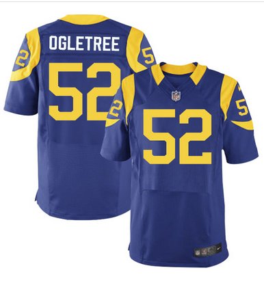 Nike Rams #52 Alec Ogletree Royal Blue Alternate Men's Stitched NFL Elite Jersey Nike Rams #52 Alec Ogletree Royal Blue Alternate Men's Stitched NFL Elite Jersey