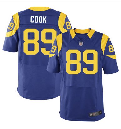 Nike Rams #89 Jared Cook Royal Blue Alternate Men's Stitched NFL Elite Jersey Nike Rams #89 Jared Cook Royal Blue Alternate Men's Stitched NFL Elite Jersey