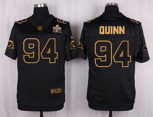 Nike Rams #94 Robert Quinn Black Men's Stitched NFL Elite Pro Line Gold Collection Jersey Nike Rams #94 Robert Quinn Black Men's Stitched NFL Elite Pro Line Gold Collection Jersey
