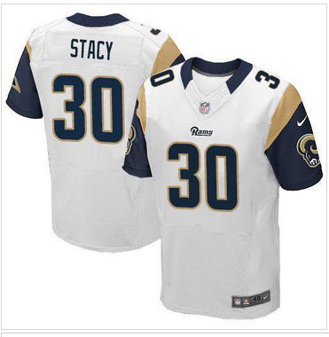 New Los Angeles Rams #30 Zac Stacy White NFL Elite Jersey